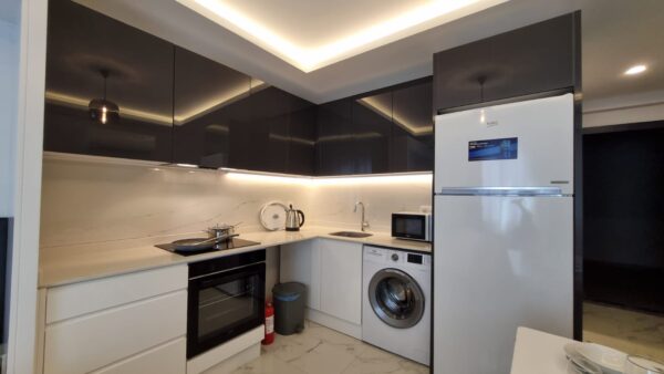 Kleopatra Beach Damlataş 1+1 Apartment Family Flat